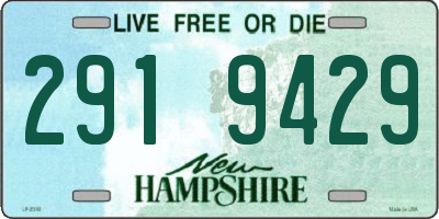 NH license plate 2919429