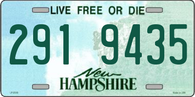 NH license plate 2919435