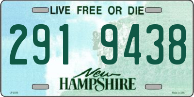 NH license plate 2919438