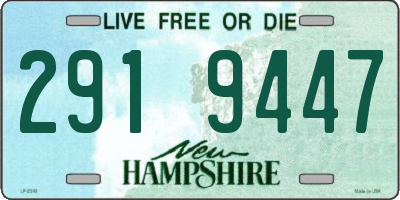 NH license plate 2919447