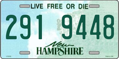 NH license plate 2919448