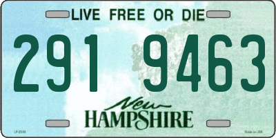 NH license plate 2919463