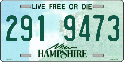 NH license plate 2919473