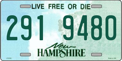 NH license plate 2919480