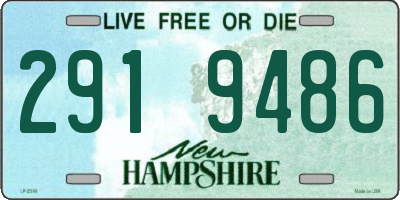 NH license plate 2919486