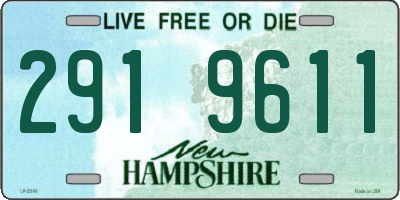 NH license plate 2919611