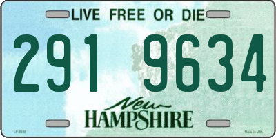 NH license plate 2919634