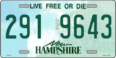 NH license plate 2919643