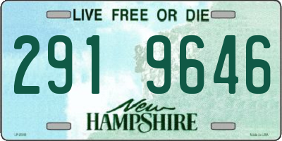 NH license plate 2919646