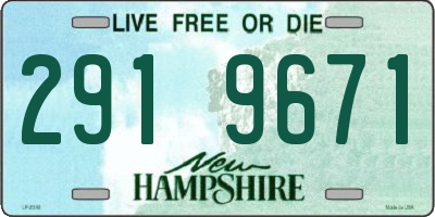 NH license plate 2919671