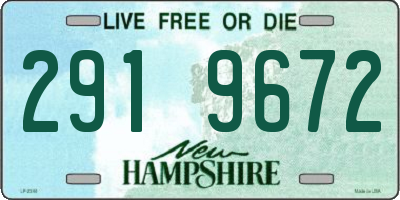 NH license plate 2919672