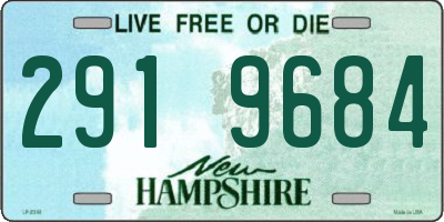 NH license plate 2919684