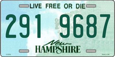 NH license plate 2919687