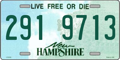 NH license plate 2919713