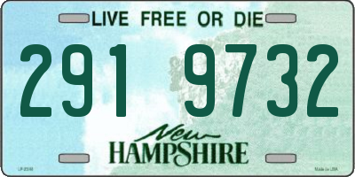 NH license plate 2919732