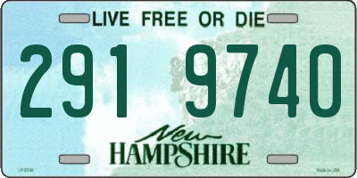 NH license plate 2919740