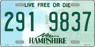 NH license plate 2919837