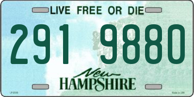 NH license plate 2919880