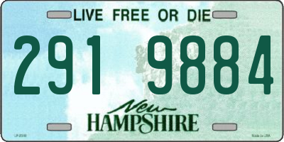 NH license plate 2919884
