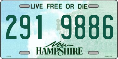 NH license plate 2919886