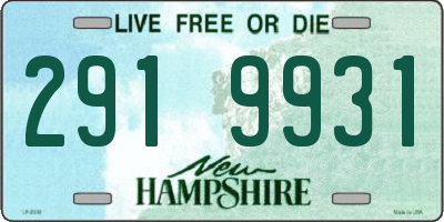 NH license plate 2919931