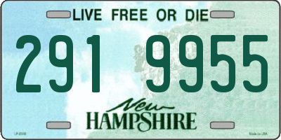 NH license plate 2919955