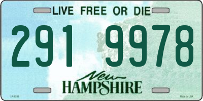 NH license plate 2919978