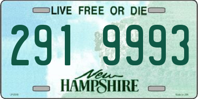 NH license plate 2919993