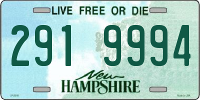 NH license plate 2919994