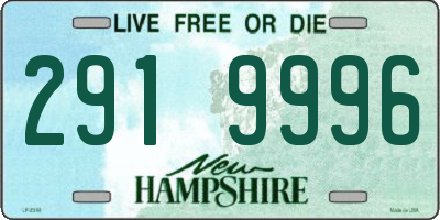 NH license plate 2919996