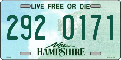 NH license plate 2920171