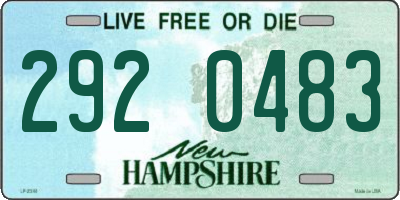 NH license plate 2920483