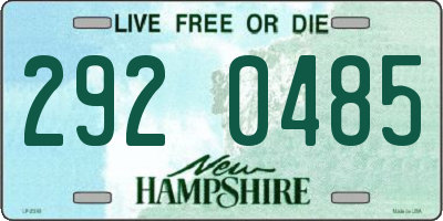 NH license plate 2920485