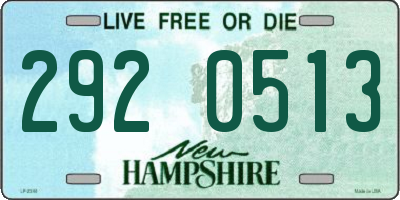 NH license plate 2920513