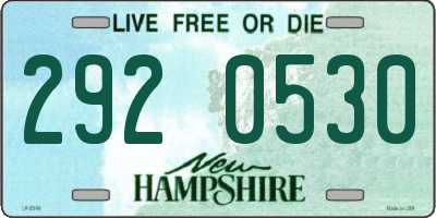 NH license plate 2920530