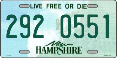 NH license plate 2920551