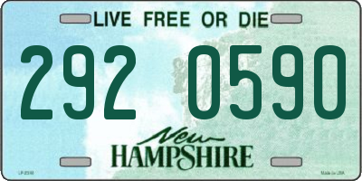 NH license plate 2920590