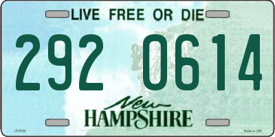 NH license plate 2920614