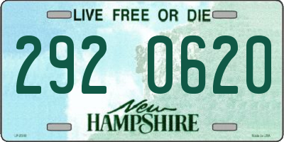 NH license plate 2920620