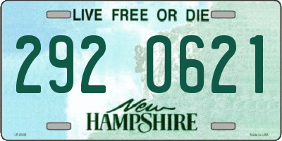 NH license plate 2920621