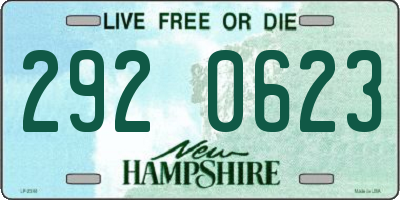 NH license plate 2920623