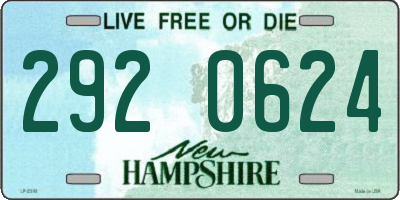 NH license plate 2920624