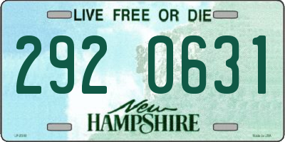 NH license plate 2920631
