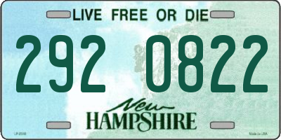 NH license plate 2920822