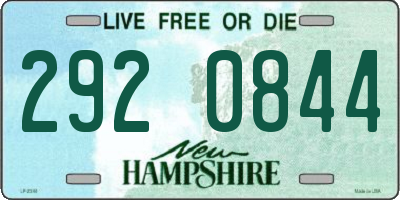 NH license plate 2920844