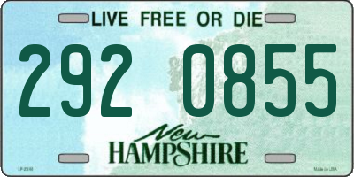 NH license plate 2920855