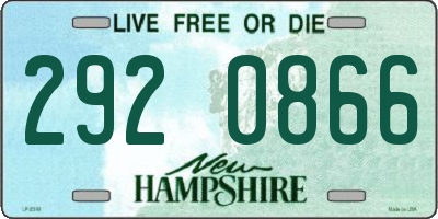NH license plate 2920866