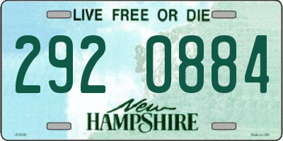 NH license plate 2920884