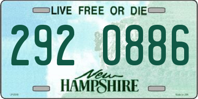 NH license plate 2920886