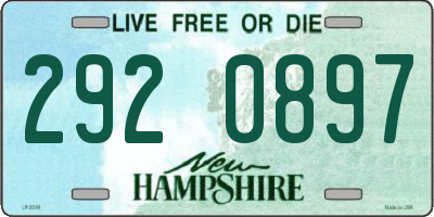 NH license plate 2920897